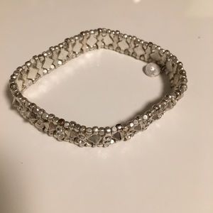 Stella&Dot reversible silver bracelet